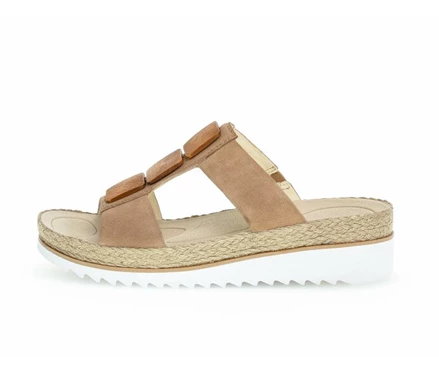 Beige Women's Gabor Sandals | US51ANPIY