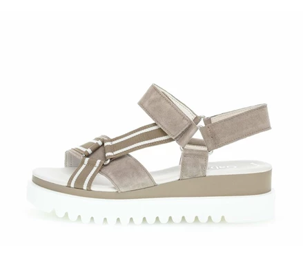 Beige Women's Gabor Sandals | US70TCINQ