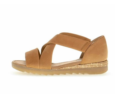 Beige Women's Gabor Sandals | US76KPBER