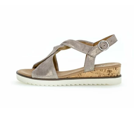 Beige Women's Gabor Sandals | US84KCEXT