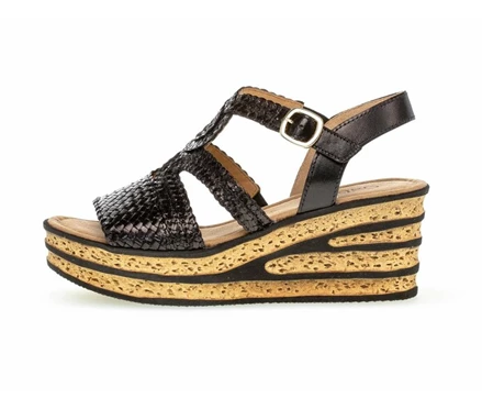 Black Women's Gabor Sandals | US63NGULJ