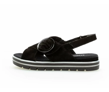 Black Women's Gabor Sandals | US83RSYVC