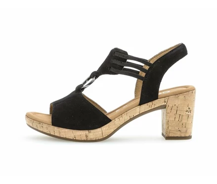 Black Women's Gabor Sandals | US84GARFB