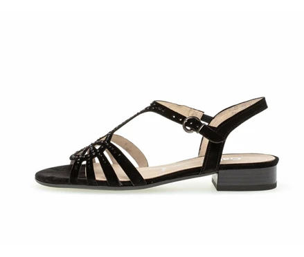 Black Women's Gabor Sandals | US84PFDVW