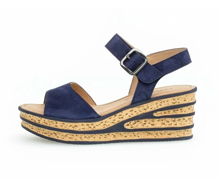 Blue Women's Gabor Sandals | US36HWOVI