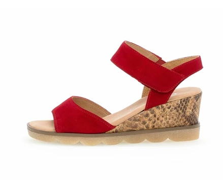 Red Women's Gabor Sandals | US50LIXFE