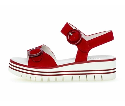 Red Women's Gabor Sandals | US58KZRDV