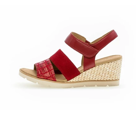 Red Women's Gabor Sandals | US73YFUJL