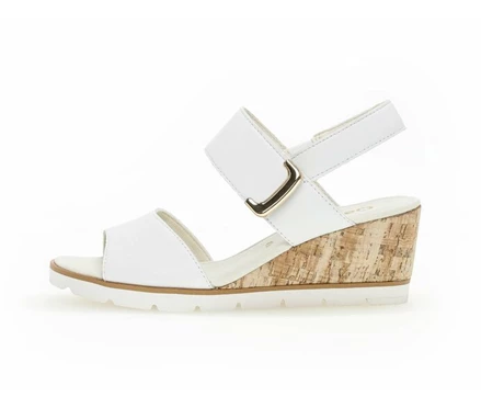 White Women's Gabor Sandals | US28GHXNJ