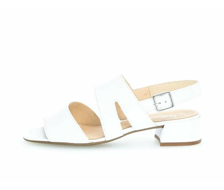 White Women's Gabor Sandals | US41QNIAM