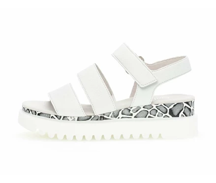 White Women's Gabor Sandals | US43UHKFN