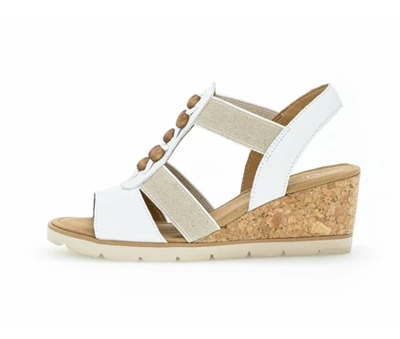 White Women's Gabor Sandals | US79WRHDP