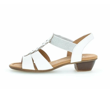 White Women's Gabor Sandals | US92NHILP