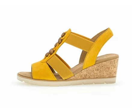 Yellow Women's Gabor Sandals | US82SFWLP