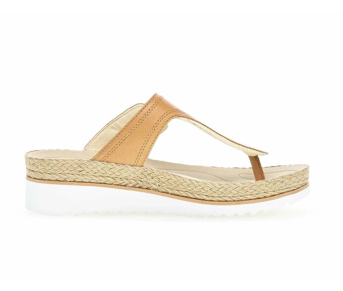 Beige Women's Gabor Sandals | US01ULSFJ