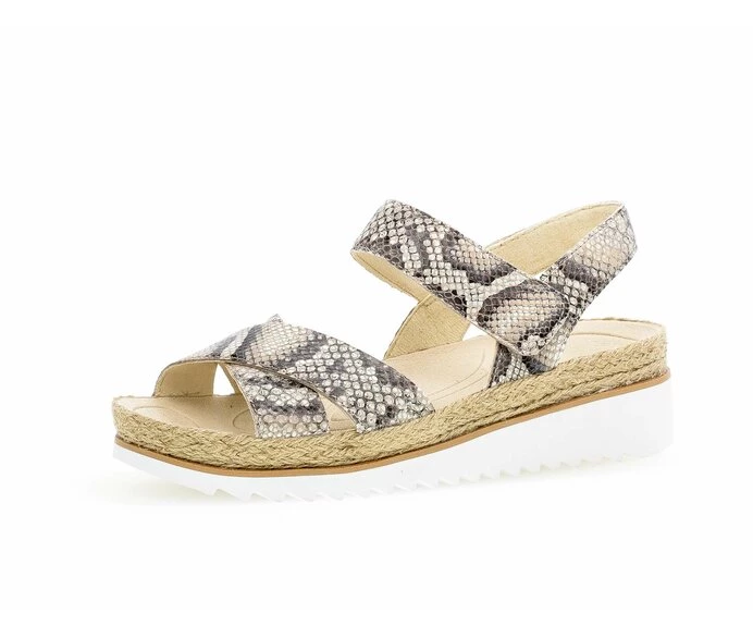 Beige Women's Gabor Sandals | US09OPVWE