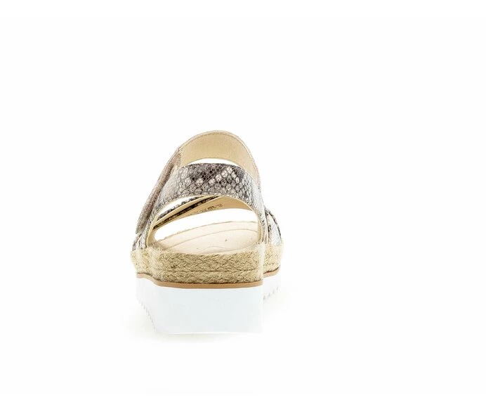 Beige Women's Gabor Sandals | US09OPVWE