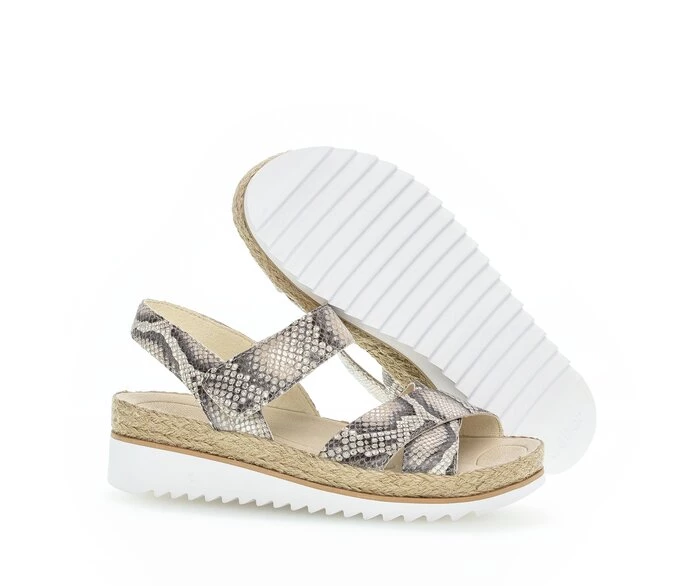 Beige Women's Gabor Sandals | US09OPVWE