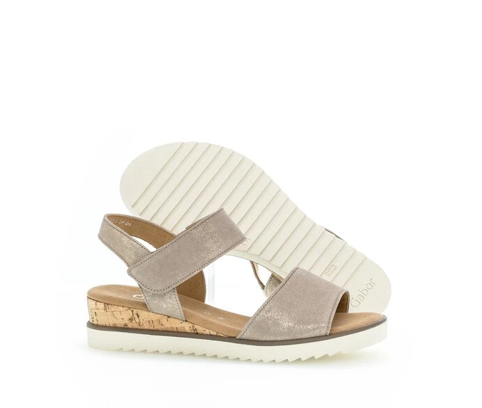 Beige Women's Gabor Sandals | US15OLVPA