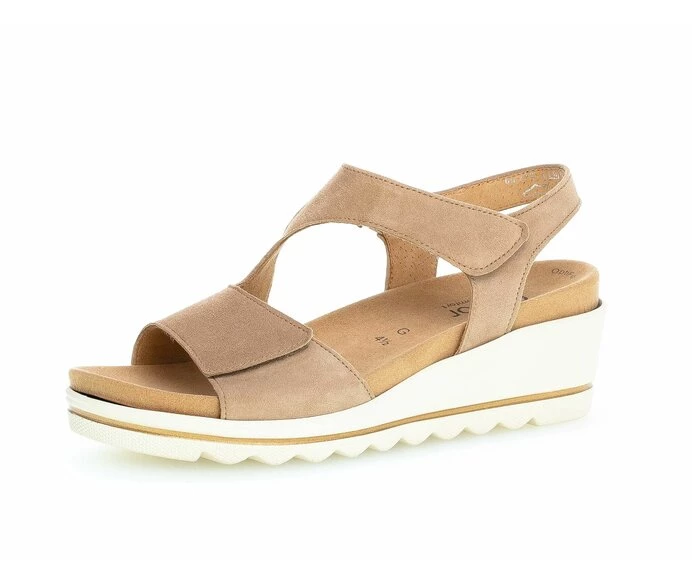 Beige Women's Gabor Sandals | US16LBZOI