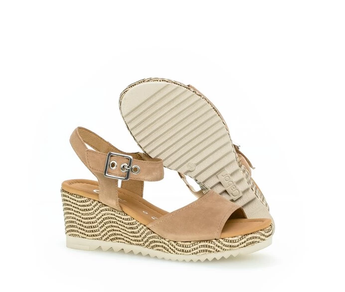 Beige Women's Gabor Sandals | US17HEGVU