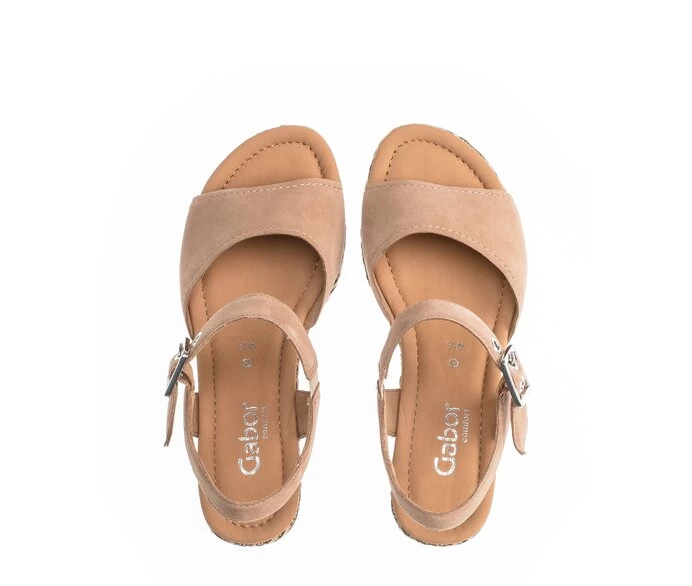 Beige Women's Gabor Sandals | US17HEGVU