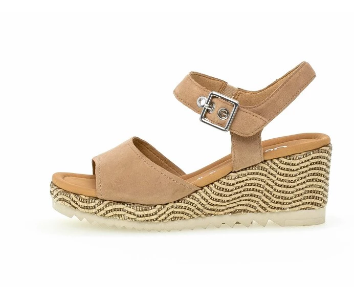 Beige Women\'s Gabor Sandals | US17HEGVU