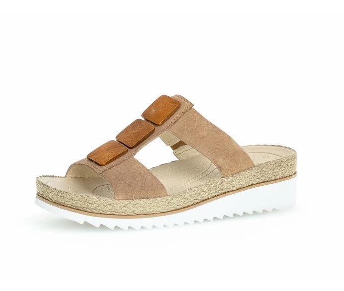 Beige Women's Gabor Sandals | US51ANPIY