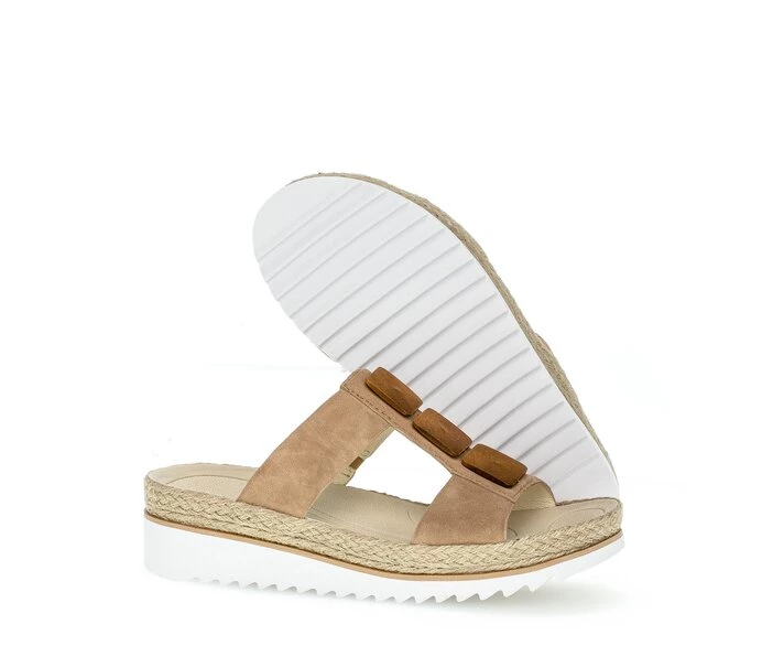 Beige Women's Gabor Sandals | US51ANPIY