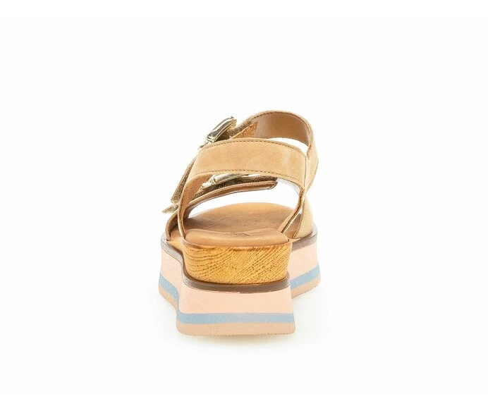 Beige Women's Gabor Sandals | US56SNUZV