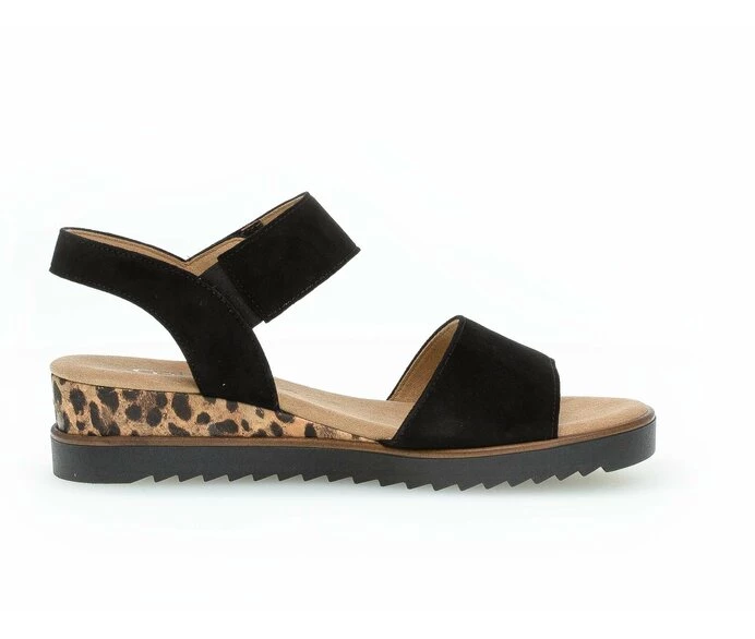 Black Women's Gabor Sandals | US04TDRWZ