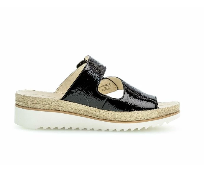 Black Women's Gabor Sandals | US10UAZDJ