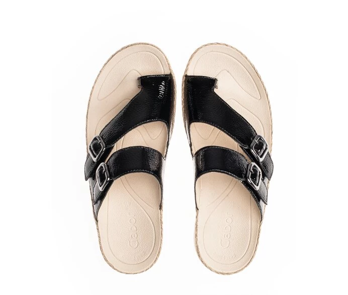 Black Women's Gabor Sandals | US10UAZDJ