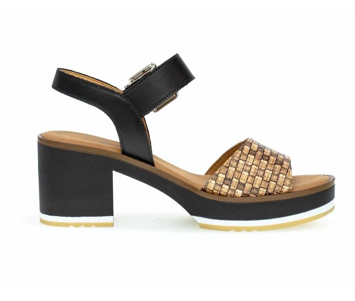 Black Women's Gabor Sandals | US30TKUVN