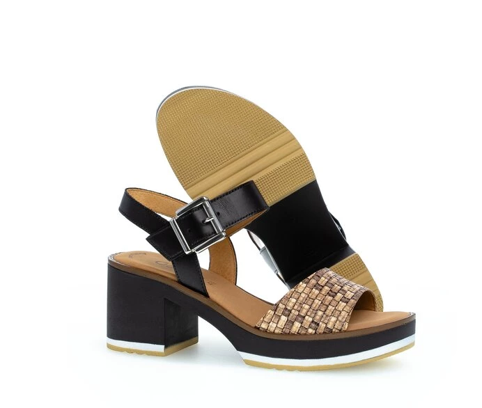 Black Women's Gabor Sandals | US30TKUVN