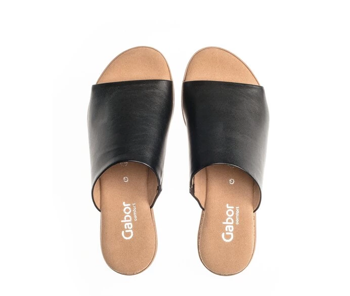 Black Women's Gabor Sandals | US32GKAHD