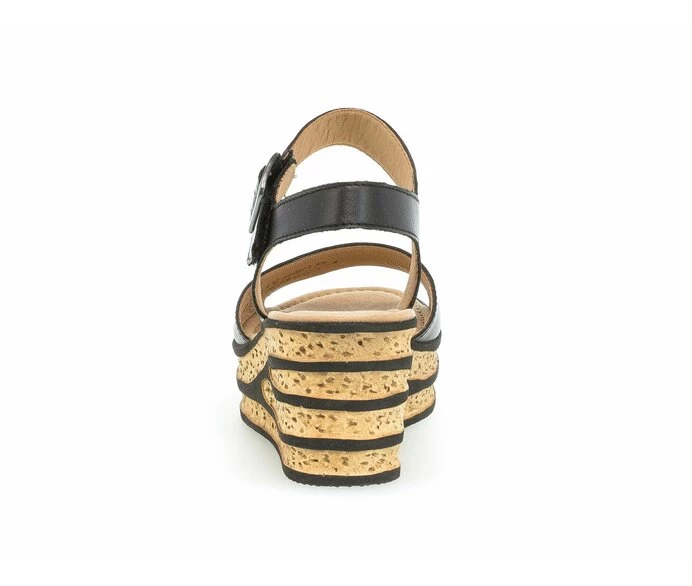 Black Women's Gabor Sandals | US67NYWRP