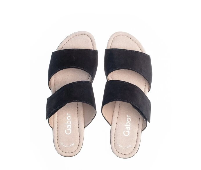 Black Women's Gabor Sandals | US72GVWSF