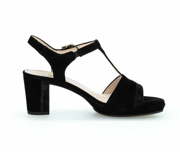 Black Women's Gabor Sandals | US90ZKADT