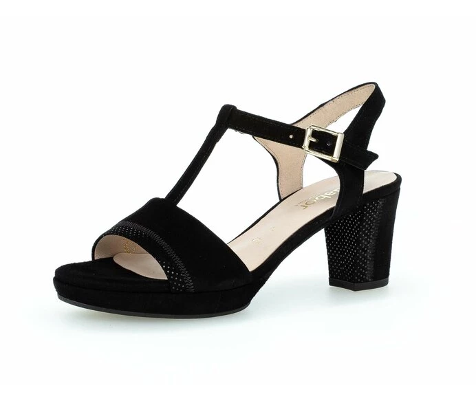 Black Women's Gabor Sandals | US90ZKADT