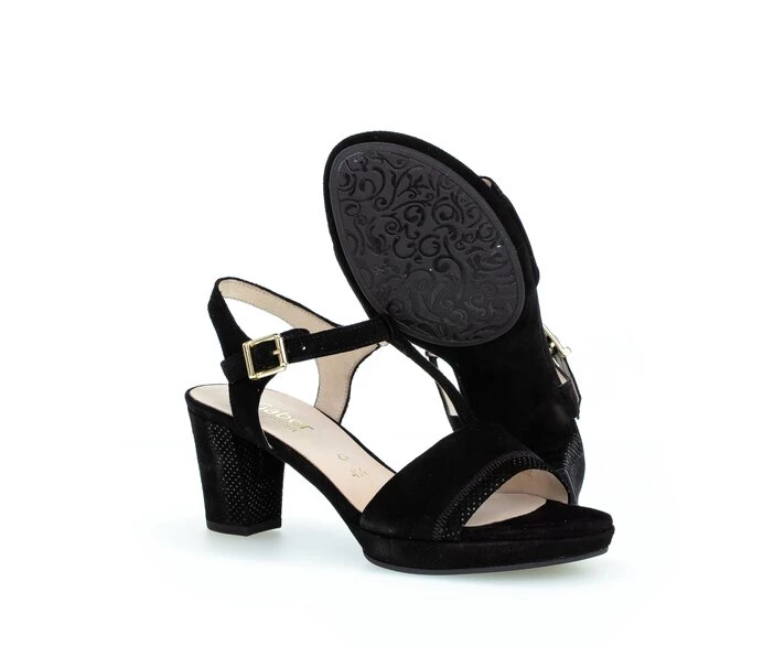 Black Women's Gabor Sandals | US90ZKADT