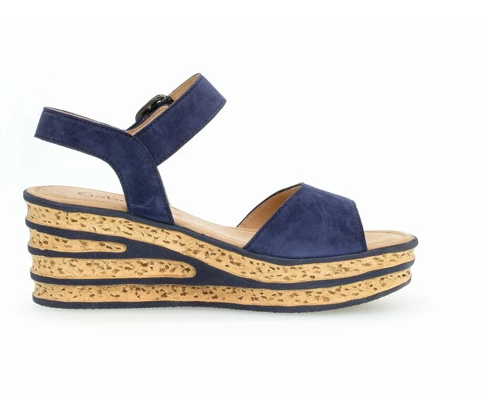 Blue Women's Gabor Sandals | US36HWOVI