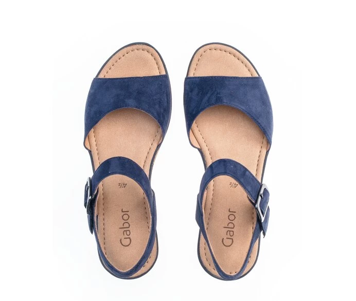 Blue Women's Gabor Sandals | US36HWOVI