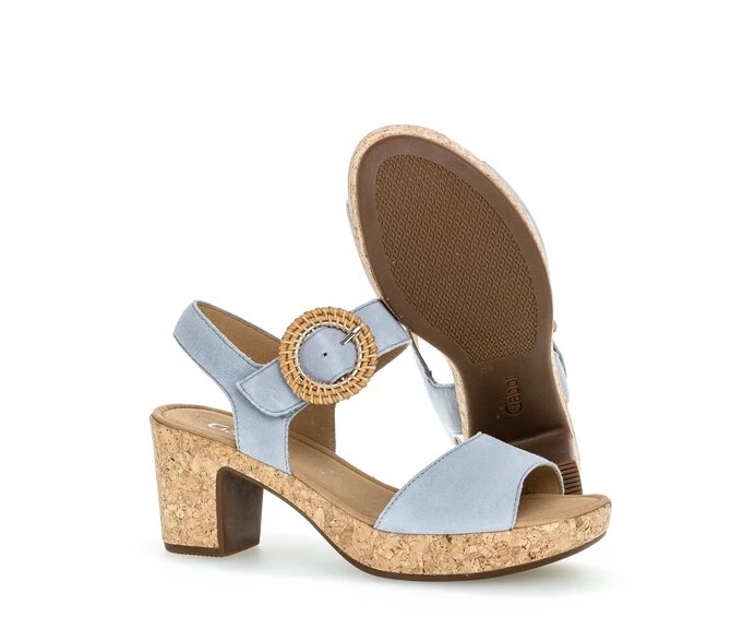 Blue Women's Gabor Sandals | US47MLICX