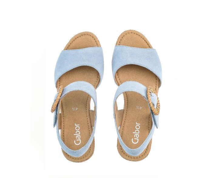 Blue Women's Gabor Sandals | US47MLICX