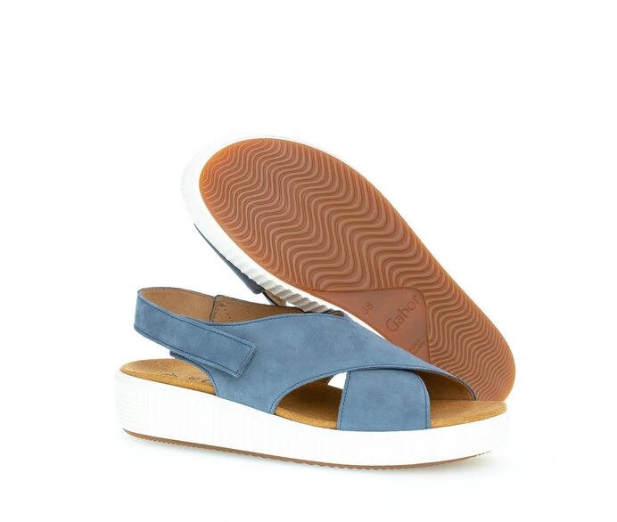 Blue Women's Gabor Sandals | US48WIVLA