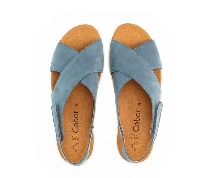 Blue Women's Gabor Sandals | US48WIVLA