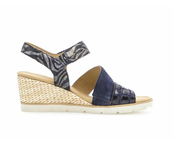 Blue Women's Gabor Sandals | US61ZIFKY