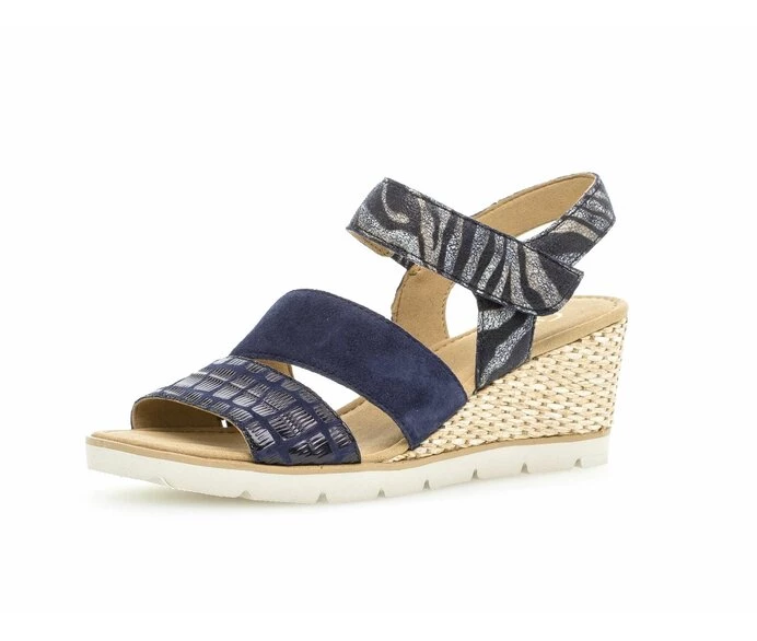 Blue Women's Gabor Sandals | US61ZIFKY