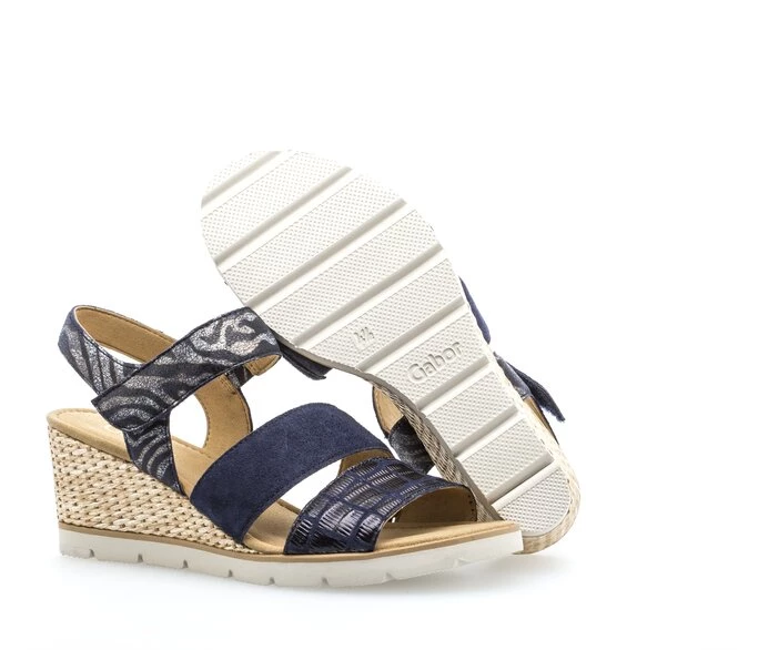 Blue Women's Gabor Sandals | US61ZIFKY